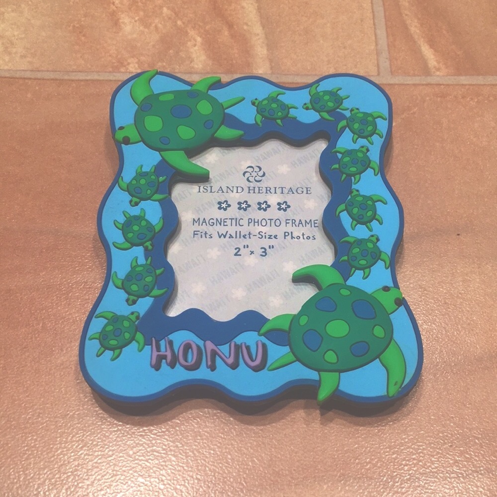 NWT Island Heritage Hawaiian Honu Sea Turtle 2x3 Wallet Picture Photo Frame